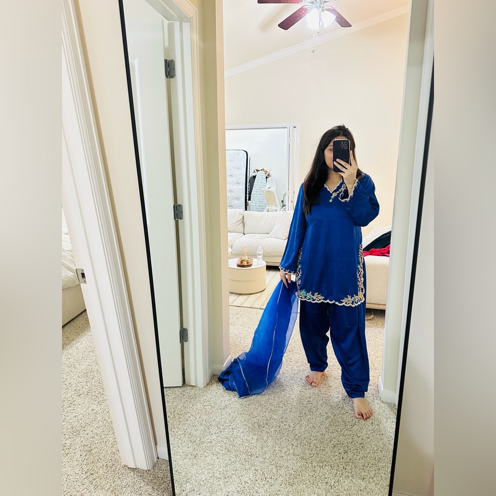 Flair Studio Inspired Outfit. Embroidered All Over. Pakistani Designer
